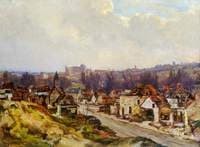 Lens Road, Arras: From the Suburb of St Nicholas, Arras