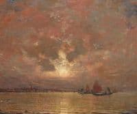 Moonrise on the Lagoon, Venice