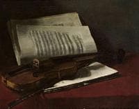 Still Life with Violin