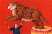 Tiger and Trainer