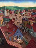 Small Baden Town in the Daytime
