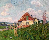 Landscape in Rouen