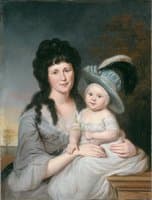 Mrs. John Nicholson (Hannah Duncan) and John Nicholson, Jr.