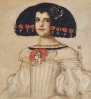 Mary, the Artist's Daughter, in Velasquez Dress