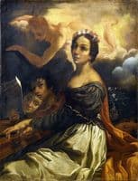 Saint Cecilia at the Keyboard