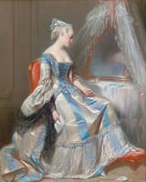 A lady at her toilette