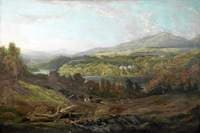 Landscape (Mountain and Cows)