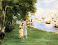 Strolling by the Wannsee Shore