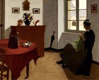 La table rouge et les poissons, 1922
