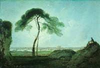 Italian Landscape with a Stone Pine