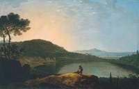 Lake Avernus and the Island of Capri
