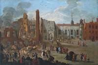 The Inner Temple after the Fire of 4 January 1737