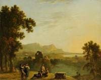 Italian Landscape with Figures