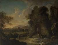 Bridge Ruins and a Fountain