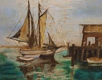 Fishing Boats and Wharf