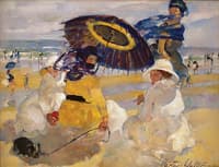 The Blue Japanese Parasol
