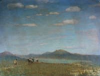 Landscape with River and Fishermen