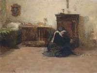 Young Nun in Her Cell
