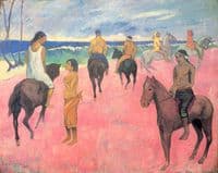 Horsemen on the Beach