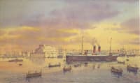 Knight of Malta in Grand Harbor, Valetta