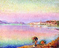 Two Children by the Water