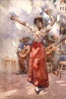 A Gitana Dancing Girl