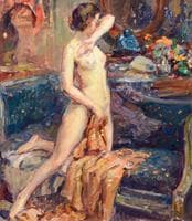 In Her Boudoir