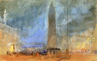 The Piazzetta with the Campanile; Night