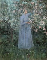 Woman in a Garden
