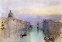 The Upper End of the Grand Canal, with San Simeone Piccolo: Dusk