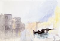 The Grand Canal from the Traghetto di San Felise, with Ca'Corner della Regina and Ca'Pesaro