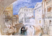 The Church of San Luca and the Back of the Palazzo Grimani from the Rio San Luca