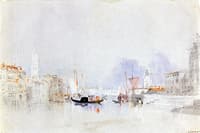 The Mouth of the Grand Canal, with the Steps of Santa Maria della Salute