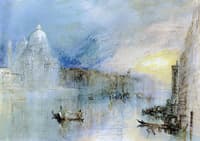 The Grand Canal, with Santa Maria della Salute, from near the Hotel Europa
