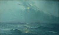 Ocean Noctourne, Schooners in Moonlight