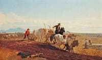Ploughing in the Campagna