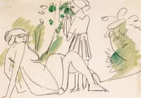 Two Women in a Landscape