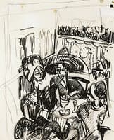 Conversation on a Café
