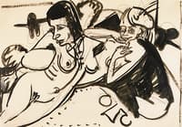 Two Reclining Female Nudes