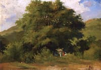 Landscape with Women under a Large Tree, Saint Thomas