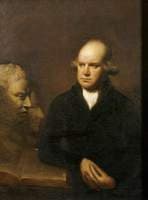 The Reverend Sir Herbert Croft with a Bust of Samuel Johnson