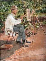 Painter Bukovetsky at Work