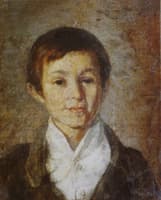 Portrait of K. Milyukov in His Childhood