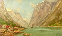 Fjord Landscape in Norway