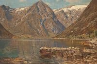 Summer Fjord Landscape