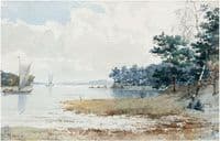 River Landscape in North Germany