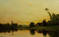 Soleil Couchant à Portejoie