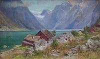 Fjord Landscape in Norway