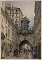 Der tiefe Graben in Wien