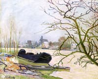 The Flood of the Loing at Moret